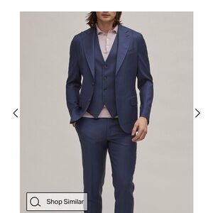 Men’s blue 3 piece HAROLD’S Italian suit from Harry Rosen. 40R (EU50)